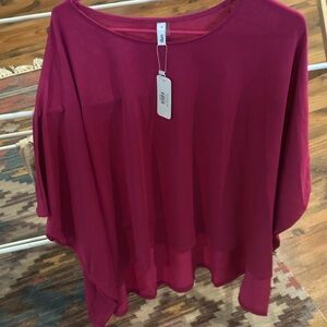 Glam Fuchsia Blouse